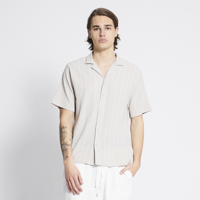 Short sleeve shirt "Steven Structure Stripe"
